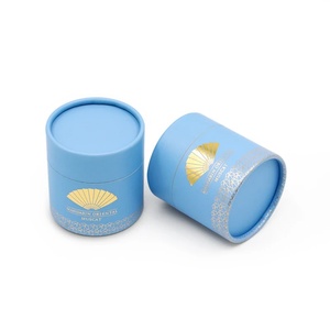 Caja de Cilindro de Papel Rígido de Lujo con Logotipo Personalizado para Perfume, Cosméticos, Embalaje de Regalos, Tubo Redondo Biodegradable Reciclado Premium - Product Image 1