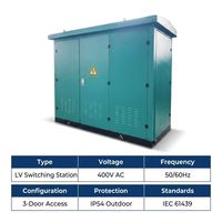 Wanbo-250 Meilleure Vente Station de Commutation Extérieure Basse Tension 400V Armoire de Distribution Basse Tension IEC 61439 Vente Directe Usine