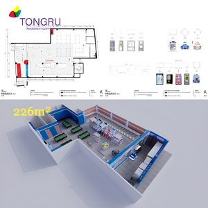 Boutique de jeux de griffes 226 ㎡   Simulateur de jeu de grue électrique pour poupées, machine de divertissement avec musique et éclairage pour parcs à thème - Product Image 1