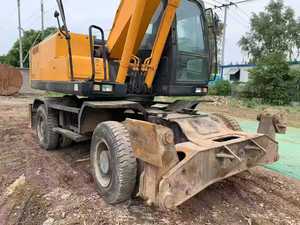 Excavadora de ruedas HYUNDAI 210w-7 de 21 toneladas, usada, original coreana, con certificación EPA y CE, precio económico, para excavación agrícola. - Product Image 4