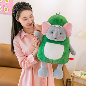 Série populaire de peluches transformables : dinosaure qui se transforme en éléphant, lapin, jouet en peluche - Product Image 5