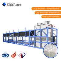 Fabricant d'équipements de fabrication de glace industrielle à refroidissement direct, machine à glace en blocs de 5 à 20 tonnes à vendre