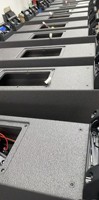 Equipo de Audio para Escenario, Altavoces Pasivos y Activos de Neodimio con Carcasa de Abedul, Serie de Doble Línea de 8 Vías, para Uso en Exteriores, de 18 Pulgadas, 600W/1000W