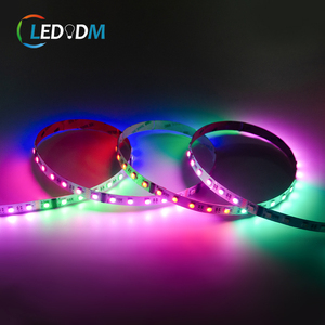 Dmx512 tm512 ucs512 kỹ thuật số LED Strip bên ngoài IC DC 24V 5050 60LEDs/M RGB ma thuật đầy đủ màu sắc RGB RGBW DMX lập trình LED Strip - Product Image 3