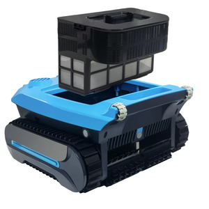 Aspirateur robot automatique sans fil avec batterie au lithium pour piscine extérieure, auto-accostable, pour piscines hors sol/encastrées, couverture de 500 m² - Product Image 4