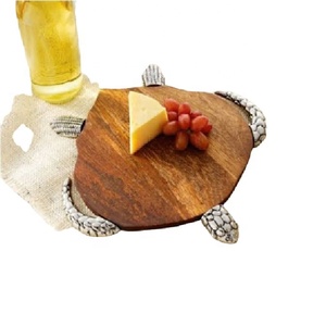 Tabla de Cortar y Tabla para Queso Rectangulares de Metal y Madera, Ecológicas, Aptas para Lavavajillas, Personalizables, de Alta Calidad y Precio Económico - Product Image 1