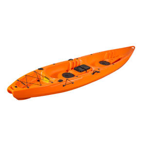 Kayak Doble de Plástico Reforzado de 4M+ para Pesca en Lagos y Ríos, Canoa Resistente para Tres Personas con Remo, Uso Universal - Product Image 4