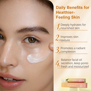 Crema <span class=keywords><strong>Contorno</strong></span> <span class=keywords><strong>de</strong></span> <span class=keywords><strong>Ojos</strong></span> con Vitamina C y Retinol <span class=keywords><strong>de</strong></span> Marca Blanca con Rodillo <span class=keywords><strong>de</strong></span> Masaje, Antienvejecimiento, Hidratante, Reafirmante, Tensora, Unifica el Tono <span class=keywords><strong>de</strong></span> la Piel - Product Image 6