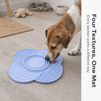 Bol à lécher en silicone pour chiens et chats - Alimentation lente, design antidérapant