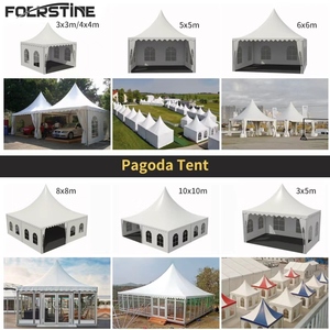 Foerstine Customized Wedding <strong>Tent</strong> Party <strong>Tent</strong> Luxury Family Steeple Marquee Glamping Iron Frame Event Party Folding Pagoda <strong>Tent</strong> - Product Image 4
