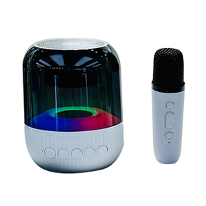 Máquina de Karaoke de alta calidad, altavoz Bluetooth portátil con micrófono inalámbrico para juguetes de Karaoke, regalos - Product Image 2