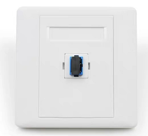 Subei Trắng ABS Chất liệu 86-loại Wall Mount fiber optic thiết bị đầu cuối hộp 2-dây Trống hộp cho FTTH sử dụng - Product Image 3