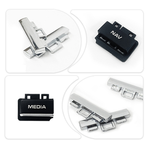 Compatible avec <span class=keywords><strong>Porsche</strong></span> Macan 95B.2, Cache-bouton d'ouverture de fenêtre de porte de voiture, Systèmes de carrosserie automobile, Lève-vitres, Pièce de véhicule 95B907040BQDML - Product Image 2