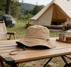 Sombrero de Pescador Impermeable con Logotipo Personalizado para Hombre y Mujer, Sombrero para el Sol de Secado Rápido, Sombrero de Safari, Correa Ajustable para la Barbilla, Protección UV - Product Image 5