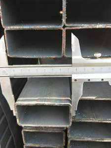 Tubo Rettangolare in Ferro Nero 40x60x1.5, Tubolare 100x50x2, 40x40, 4"x4"x1/8"x20'0" - Product Image 2