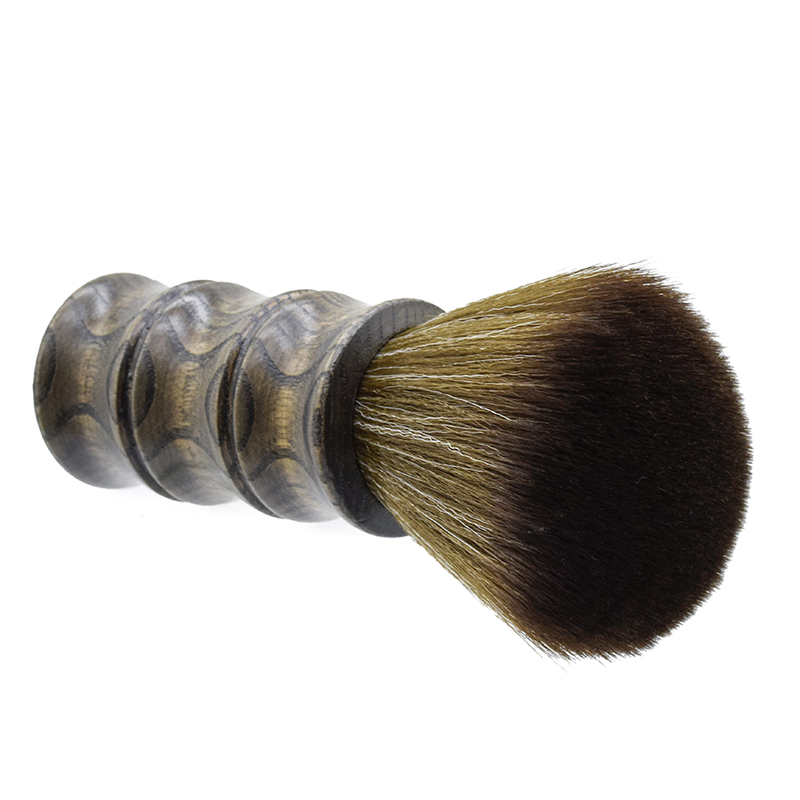 1PCS Soft Cleaning Neck Brush Face Duster Dispenser Brushes Hair Brush Hairdresser Salon Plastic Handle Cosmetic Tools NEW