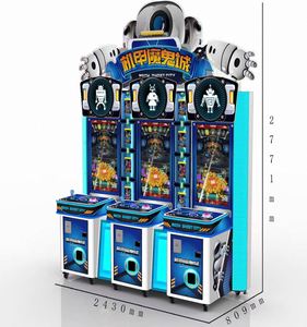 เครื่องเกมอาร์เคด Artbel Mech Ghost City 3 ผู้เล่น แบบหยอดเหรียญ วัสดุพลาสติกและโลหะ ใช้ไฟ 220V รับประกัน 1 ปี เกมยิงปืนแบบใช้ตั๋ว - Product Image 2