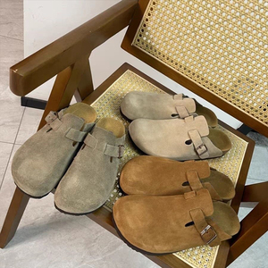 Zuecos y mulas Nuevo estilo de alta calidad para mujer Diseñador de moda personalizado Zapatos de cuero Eva Zuecos de soporte de arco para mujer Birkenstocks - Product Image 4