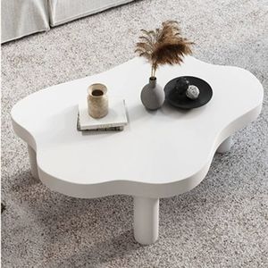 云形多功能实木茶几北欧风格简约现代小客厅餐桌 - Product Image 3