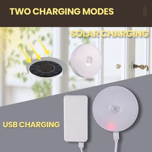Nueva Lámpara de Pared LED con Sensor de Movimiento, Lámpara de Pared Solar Recargable por USB para Interiores, Luz Nocturna de Emergencia para Interiores - Product Image 3