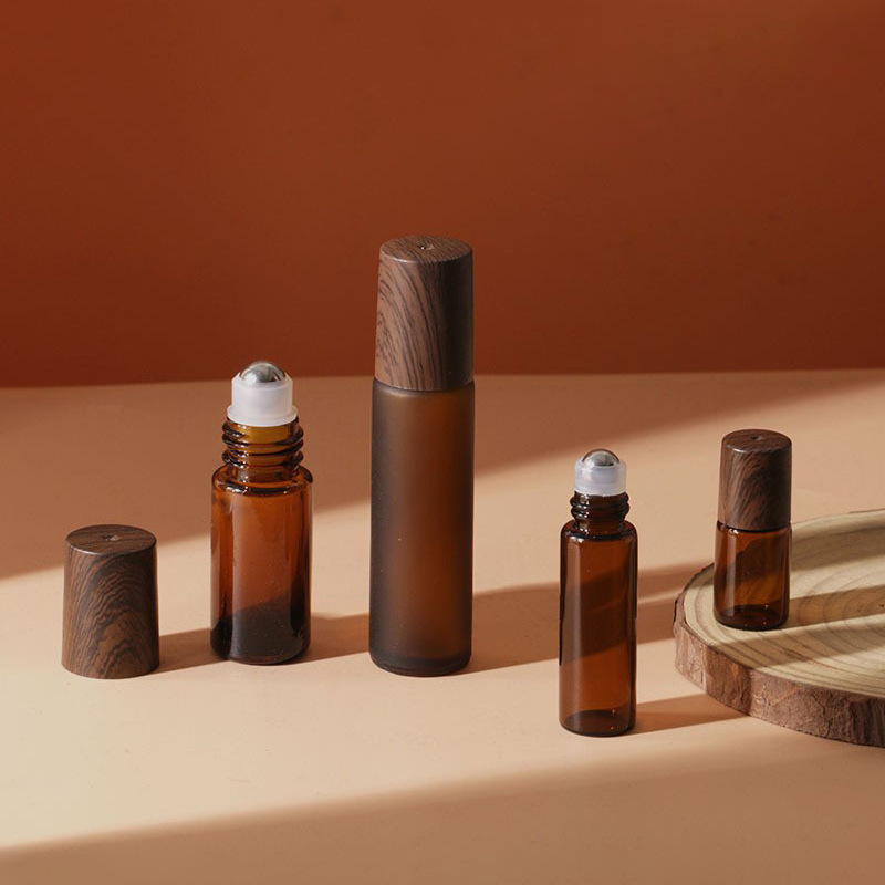 Brown Perfume Bottles 30ml 50ml 100ml Glass Cylinder