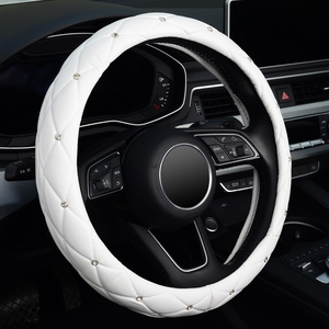 Funda de <span class=keywords><strong>Volante</strong></span> de Coche con Cristales, Elegante y Brillante, para Decoración Diaria de Conducción - Product Image 2