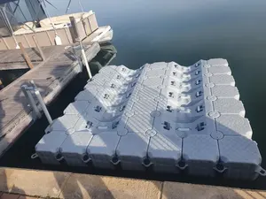 Plataforma Flotante para Deportes Acuáticos, Cubo Flotante para Moto Acuática, Elevador para Bote <span class=keywords><strong>Pontoon</strong></span> - Product Image 4