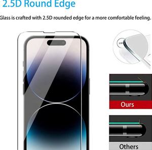 Protecteur d'écran de téléphone portable transparent HD incassable <span class=keywords><strong>Compatible</strong></span> pour <span class=keywords><strong>Iphone</strong></span> 14 15 13 16 17 Pro Max <span class=keywords><strong>XR</strong></span> 9H 6D 2.5D <span class=keywords><strong>verre</strong></span> <span class=keywords><strong>trempé</strong></span> - Product Image 5