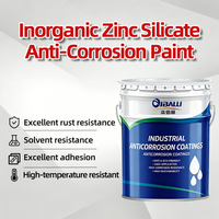 Revêtement anti-corrosion longue durée, apprêt au silicate de zinc, durcissement à l'humidité, résistant à la chaleur 400 ℃   Peinture pour réservoir de stockage portuaire
