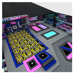 Parque <span class=keywords><strong>de</strong></span> Trampolines Personalizado e Interactivo para Interiores, Equipo <span class=keywords><strong>de</strong></span> Juegos para Niños, Set <span class=keywords><strong>de</strong></span> Juegos para Centros <span class=keywords><strong>de</strong></span> Entretenimiento Familiar - Product Image 5