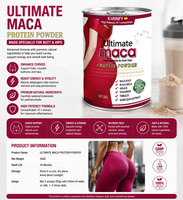Poudre de Maca Naturelle pour l'Amélioration des Fesses et des Hanches, Complément Herbal pour Prise de Poids pour Femmes Adultes 300g