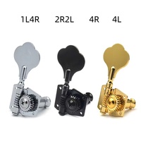 Wholesale Gold Open End Rosewood Tuning Pegs 4 String for Jazz Electric Bass Guitar Replacement Accessories