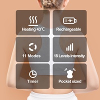 Nouveau produit 2025 : Appareil de massage électrique chauffant à impulsions pour soulager la douleur, stimulateur musculaire EMS, masseur de physiothérapie corporelle