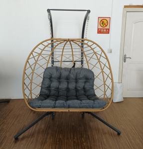 كرسي متأرجح معلق يتسع لشخصين من Uplion مناسب للحديقة أو الشرفة كرسي هزاز للاستخدام في الهواء الطلق - Product Image 2