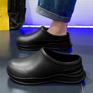 Chaussures de chef respirantes pour hommes, antidérapantes, imperméables, respirantes, pour la maison et la <span class=keywords><strong>restauration</strong></span>, pantoufles confortables pour le travail - Product Image 1