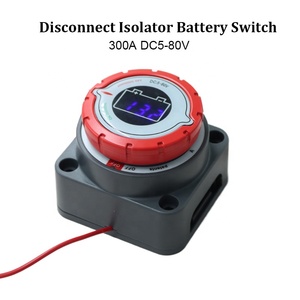 300A 80V Hochleistungs-Batterietrennschalter aus Versilbertem Kupfer mit Spannungsanzeige für Boote - Product Image 3