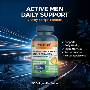 Cápsulas de Gel Suave Daily Vitality, Extracto de Hierba de Cabra en Celo, Suplemento Herbal, Apoyo Energético, Ayuda a Mantener un Estilo de Vida Activo para Hombres - Product Image 2