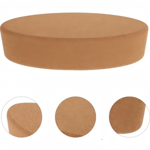 Bloc de yoga ovale en liège haute densité antidérapant CZFIT – Accessoire de fitness pour le Pilates et le soutien des étirements du dos lors de l'entraînement - Product Image 5