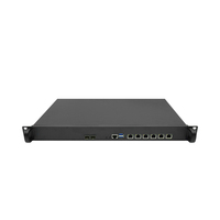 1U 산업용 Pfsense 방화벽 서버 6 * 이더넷 및 2*10GB SFP 포트 리눅스 OS 코어 I5/I7 지원 6 LAN Mikrotik 호환 가능