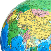 Globe terrestre d'éducation scientifique, taille 30cm Globe mondial Globe arqué avec Base en métal