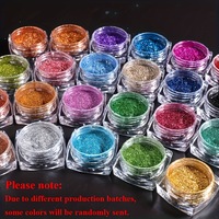 23 Poudres à Ongles Chrome Scintillantes les Plus Vendues - Motif Ciel Étoilé MJ029 Haute Brillance Premium pour Salons de Manucure Professionnels