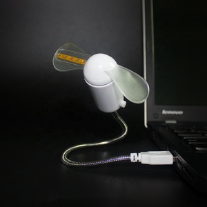 Quà Tặng quảng cáo USB quạt nhỏ có thể uốn cong Plug-in <span class=keywords><strong>Led</strong></span> Logo bảy màu <span class=keywords><strong>Flash</strong></span> Quạt cắm điện thoại di động quạt máy tính - Product Image 4