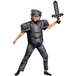 Disfraz de armadura de diamante de Minecraft para niños, traje de cosplay para Halloween - Product Image 3