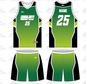 ملابس تدريب كرة السلة من HBG، قميص وشورت كرة سلة سريع الجفاف وقابل للتنفس، أطقم زي كرة السلة للرجال البالغين - Product Image 2