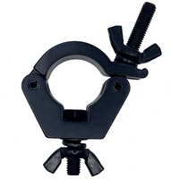 Crochets en aluminium TUVTruss pour éclairage et sonorisation de scène, clips fins à boucle unique pour lumières DJ, clips en aluminium