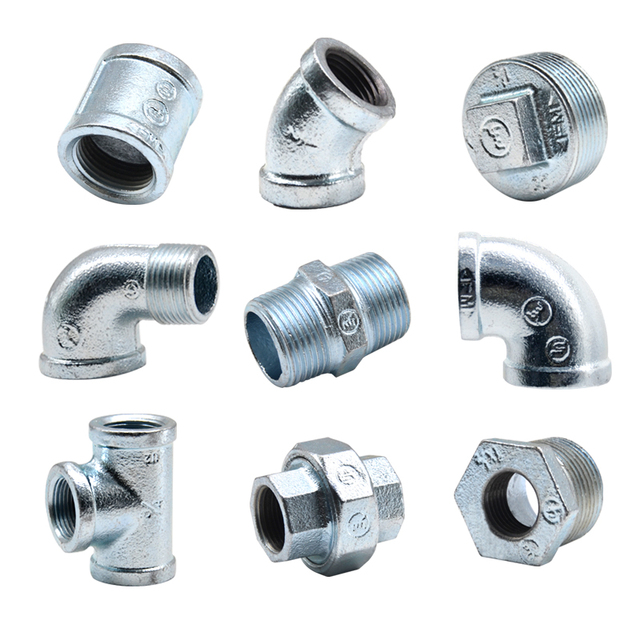 Pipes and Fittings Fire Fighting 25mm Flange Coupling Malleable Iron Reducing Pipe Fittings