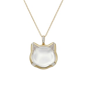 Collier pendentif en verre renard ouvrable, design européen et américain, chaîne de clavicule mignonne, bijou de cou tendance DIY pour fête, voyage, cadeau - Product Image 4