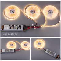 Transformateur d'éclairage LED ultra-mince 24V 300W AC/DC à sortie unique avec protection contre les surtensions, alimentation à découpage facile à installer