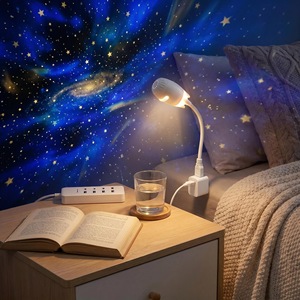 Starry Sky Ceiling <b>Projector</b> Night <b>Light</b> USB Powered Bedroom Ambient Lamp HD Focusing Geometric Design - Product Image 2