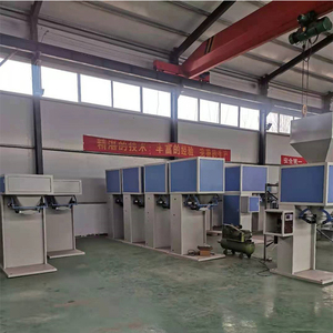 Tự động hạt gạo hạt đường túi Đậu máy đóng gói + khâu may niêm phong máy + Trọng lượng túi vỗ tay thiết bị - Product Image 6